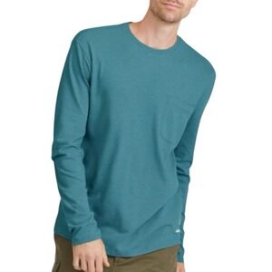 Allbirds Teal Blue Organic Cotton Soft Merino Wool Pullover Long Sleeve XXL #405